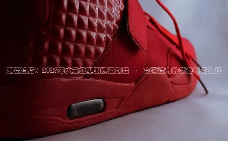 潮流趋势：2025年大童靴型潮牌运动鞋——充满活力的紫色时尚选择